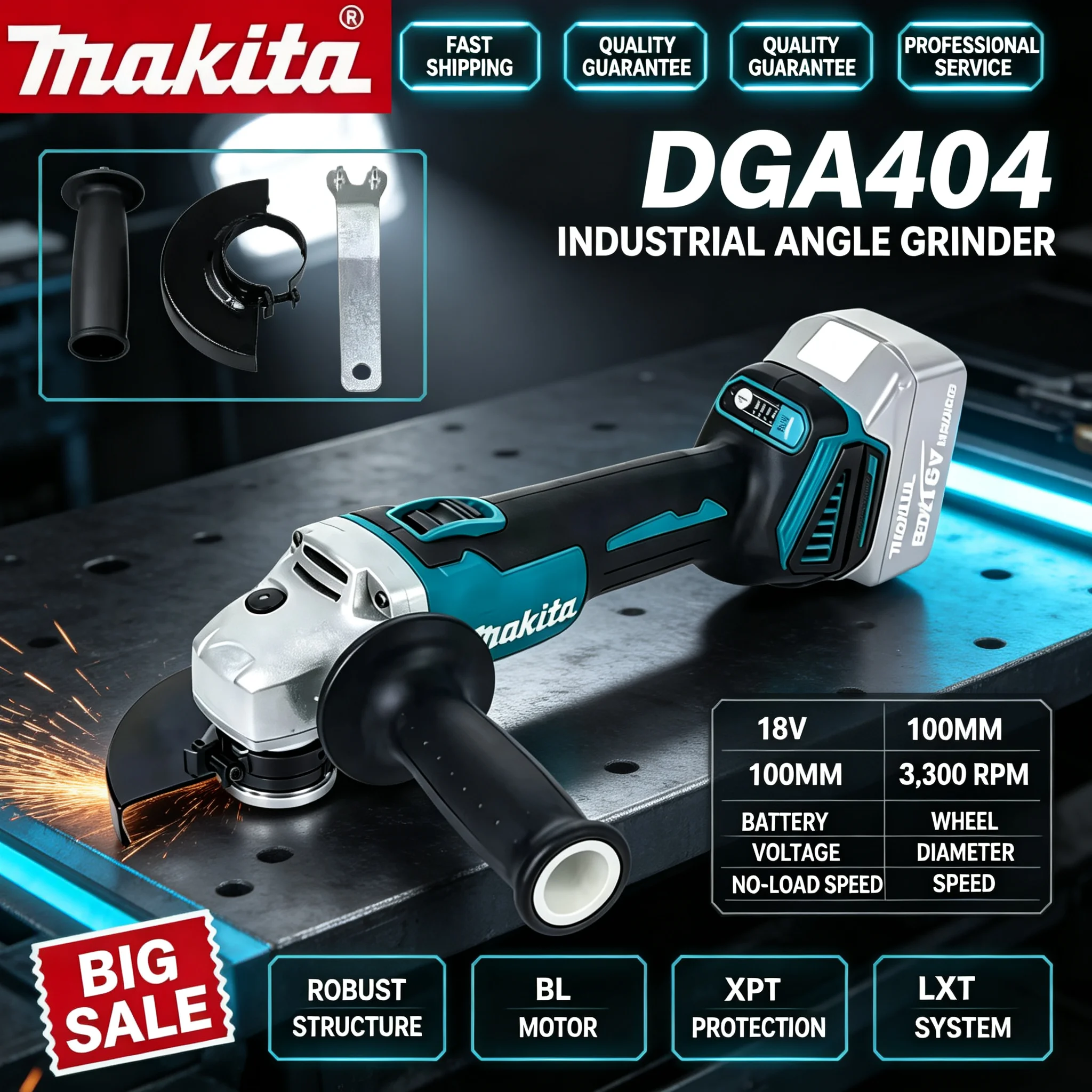 Аккумуляторная бесщеточная угл – обзор и цена Brushless Angle Grinder Battery Powered