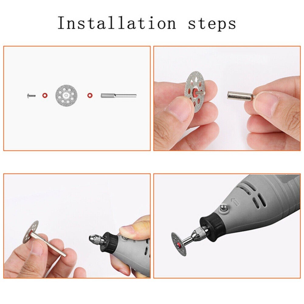 Набор алмазных отрезных дисков – обзор и цена Cordless Rotary Tool Kit Accessories