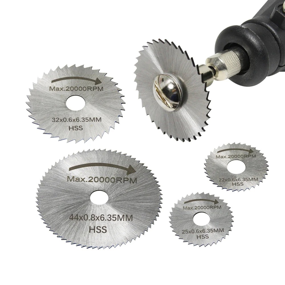 6 шт. HSS дисковая пила, враща – обзор и цена Cordless Rotary Tool Kit Accessories